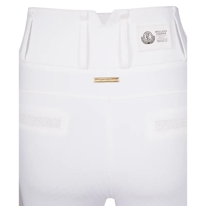Holland Cooper Premium Competition High Rise Breeches - White-4